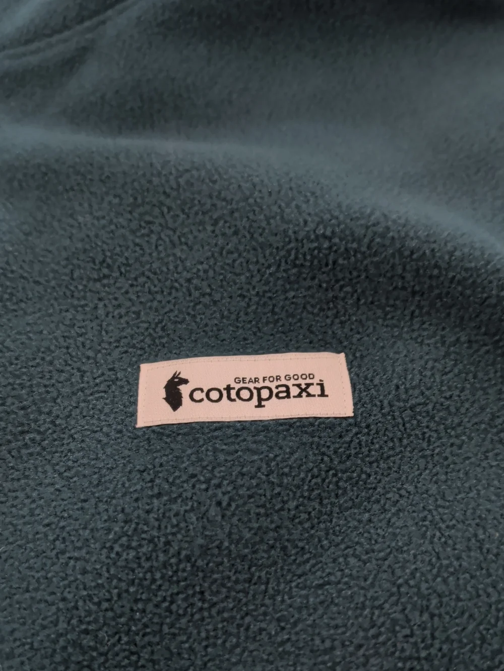 Cotopaxi Teal, Brown & Orange Zip Fleece Vest